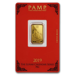 PAMP Lunar series II 2012-2023 sada zlatých zliatkov 12 x 5 g