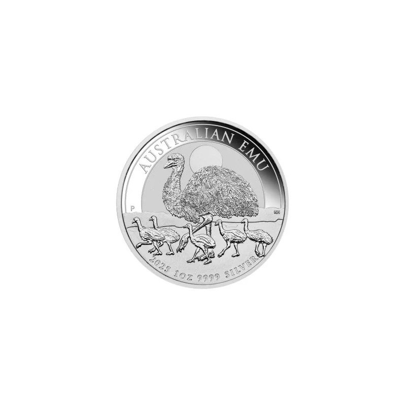 Strieborná minca 1 Oz Australian Emu 2025