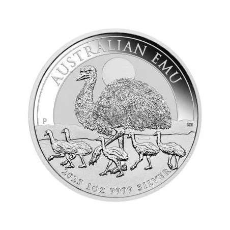 Strieborná minca 1 Oz Australian Emu 2025
