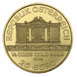 Zlatá minca 1/4 Oz Wiener Philharmoniker rôzne roky