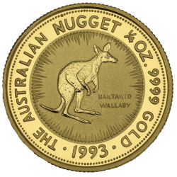 Zlatá minca 1/4 Oz Nugget Kangaroo rôzne roky