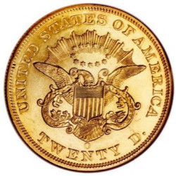 Zlatá minca 33,4 g Double Eagle Liberty Head 1907