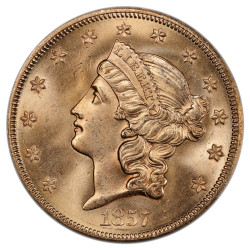 Zlatá minca 33,4 g Double Eagle Liberty Head 1907