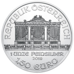 Strieborná minca 1 Oz Wiener Philharmoniker rôzne roky