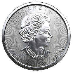 Strieborná minca 1 Oz Maple Leaf rôzne roky