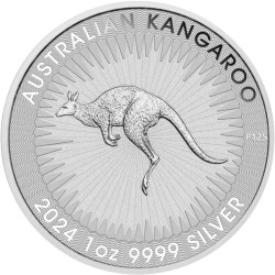 Strieborná minca 1 Oz Kangaroo rôzne roky