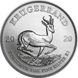 Strieborná minca 1 Oz Krugerrand rôzne roky