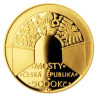 Zlatá minca 1/2 Oz Negrelliho viadukt v Prahe 2012 Proof