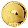 Zlatá minca 1/2 Oz Negrelliho viadukt v Prahe 2012 Proof