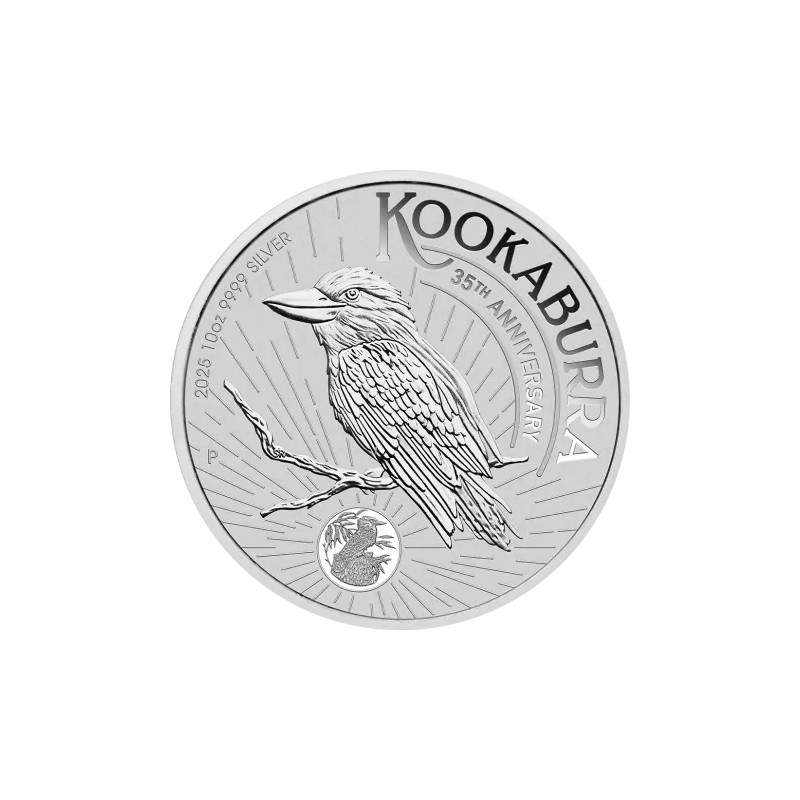 Strieborná minca 10 Oz Kookaburra 2025