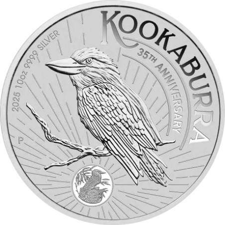 Strieborná minca 10 Oz Kookaburra 2025