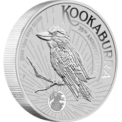 Strieborná minca 10 Oz Kookaburra 2025