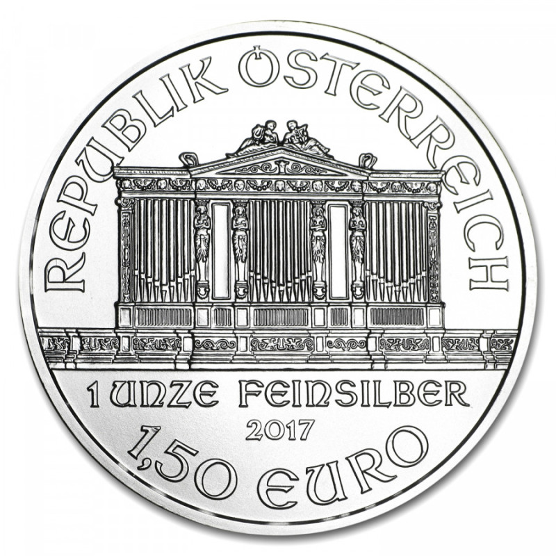 Strieborná minca 1 Oz Wiener Philharmoniker 2017