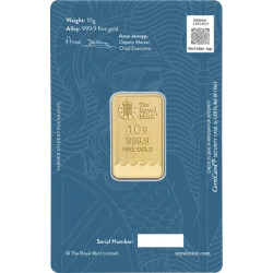 Zlatý zliatok 10 g Britannia