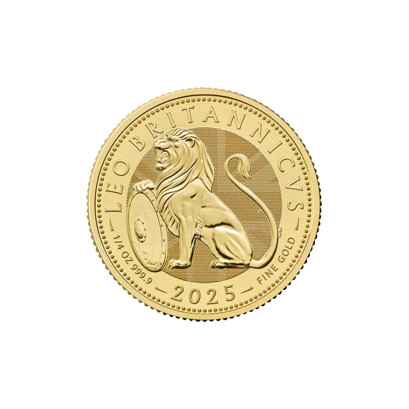 Zlatá minca 1/4 Oz The British Lion 2025