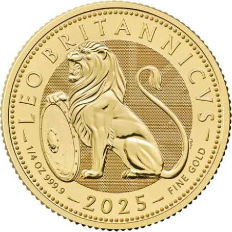 Zlatá minca 1/4 Oz The British Lion 2025