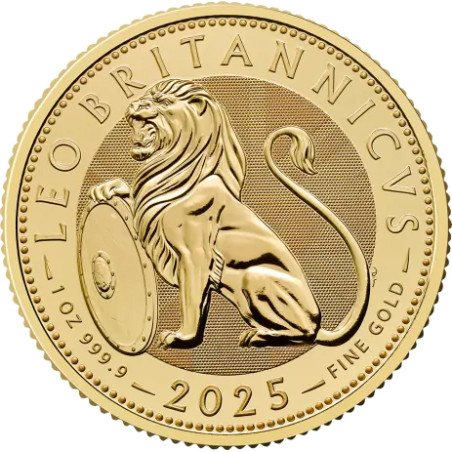 Zlatá minca 1 Oz The British Lion 2025