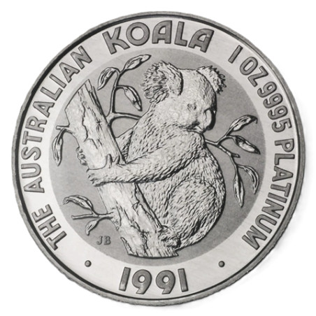 Platinová minca 1 Oz Australian Koala 1991