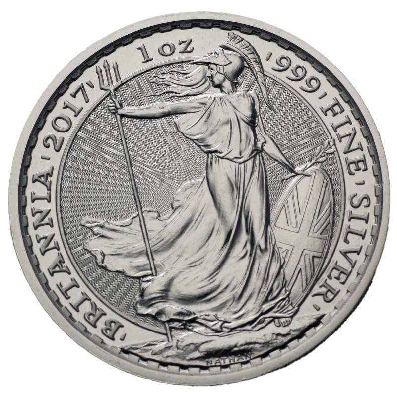 Strieborná minca 1 Oz Britannia 2017
