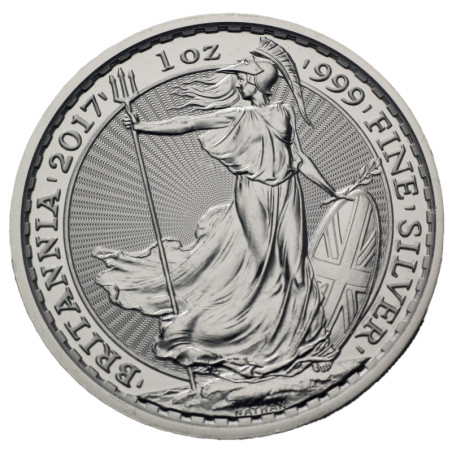 Strieborná minca 1 Oz Britannia 2017