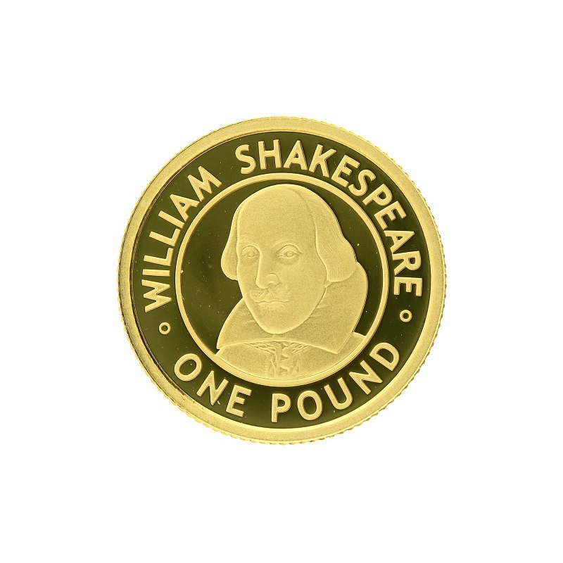 Zlatá minca 1/25 Oz William Shakespeare 2006
