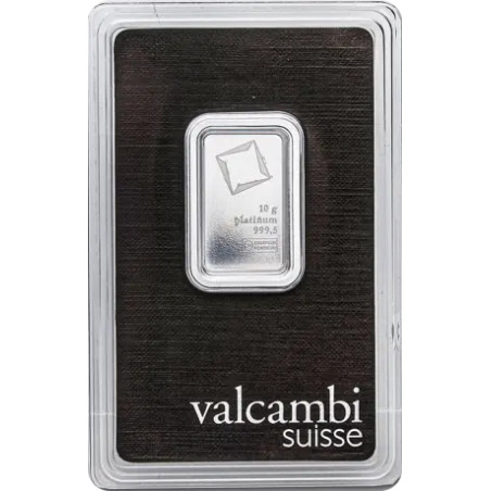 Platinový zliatok 10 g Valcambi