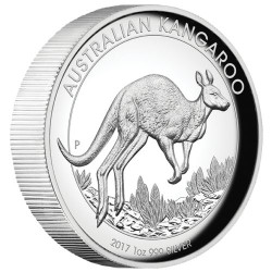 Súprava strieborných mincí 3 x 1 Oz Australian High Relief Proof 2017