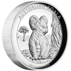 Súprava strieborných mincí 3 x 1 Oz Australian High Relief Proof 2017