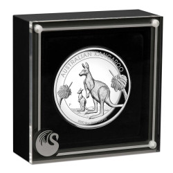 Strieborná minca 5 Oz Australian Kangaroo High Relief Proof 2020