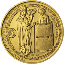 Zlatá minca 40 Dukát Bořivoje I. 2013 Standard