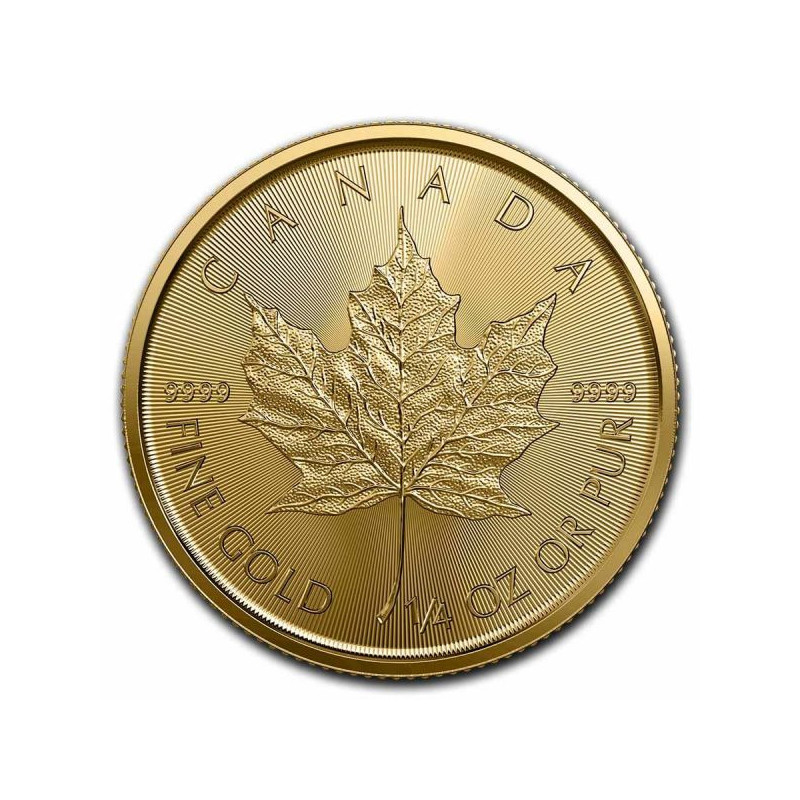 Zlatá minca 1/4 Oz Maple Leaf rôzne roky