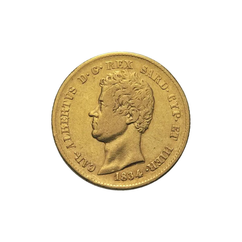 Zlatá minca 20 Lira Taliansko Sardinia Charles Albert rôzne roky (1831-1849)