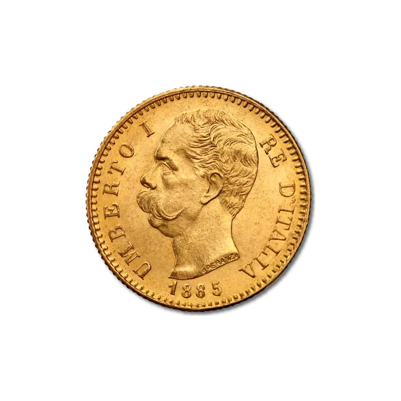 Zlatá minca 20 Lira Taliansko Umberto I rôzne roky (1879-1897)