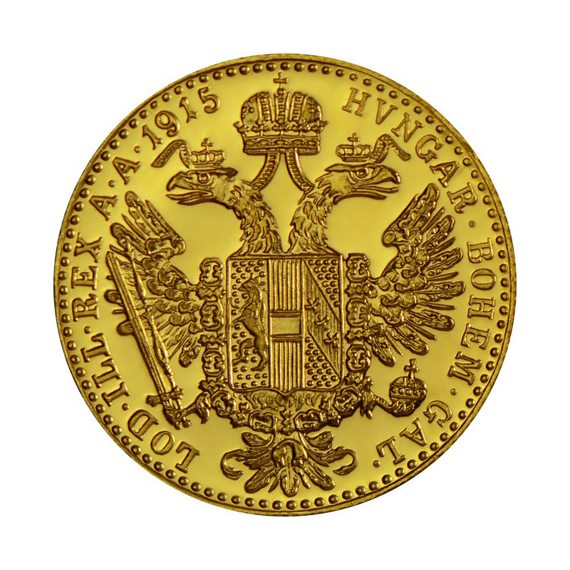 Zlatá minca 1 Dukát Františka Jozefa I. 1915 Novoražba