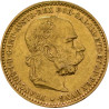 Zlatá minca 10 Korún Františka Jozefa I. rôzne roky (1892-1911)