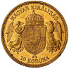 Zlatá minca 10 Korún Maďarsko rôzne roky (1892-1915)