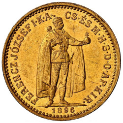 Zlatá minca 10 Korún Maďarsko rôzne roky (1892-1915)