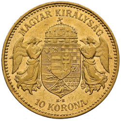 Zlatá minca 10 Korún Maďarsko rôzne roky (1892-1915)