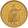 Zlatá minca 10 Korún Maďarsko rôzne roky (1892-1915)