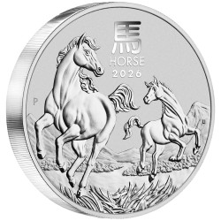 Strieborná minca 1 kg Lunar Series III Year of the Horse 2026