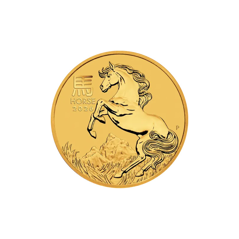 Zlatá minca 1/20 Oz Lunar Series III Year of the Horse 2026