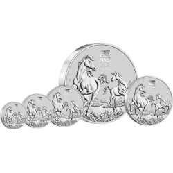Strieborná minca 2 Oz Lunar Series III Year of the Horse 2026