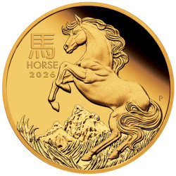 Zlatá mince 1/10 Oz Lunar Series III Year of the Horse 2026 Proof