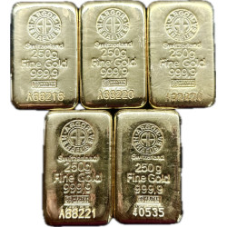 Zlatý zliatok 250 g Argor Heraeus