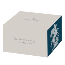 Strieborná minca 7,99 g The Royal Mint Sovereign 2025 Proof