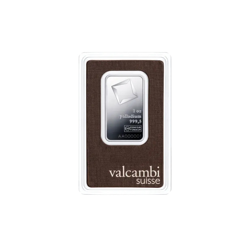 Paládiový zliatok 1 Oz Valcambi