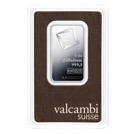 Paládiový zliatok 1 Oz Valcambi