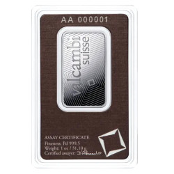 Paládiový zliatok 1 Oz Valcambi