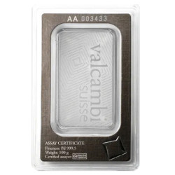 Paládiový zliatok 100 g Valcambi