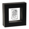 Strieborná minca v tvare zliatku 1 Oz Rectangular Dragon 2025 Proof